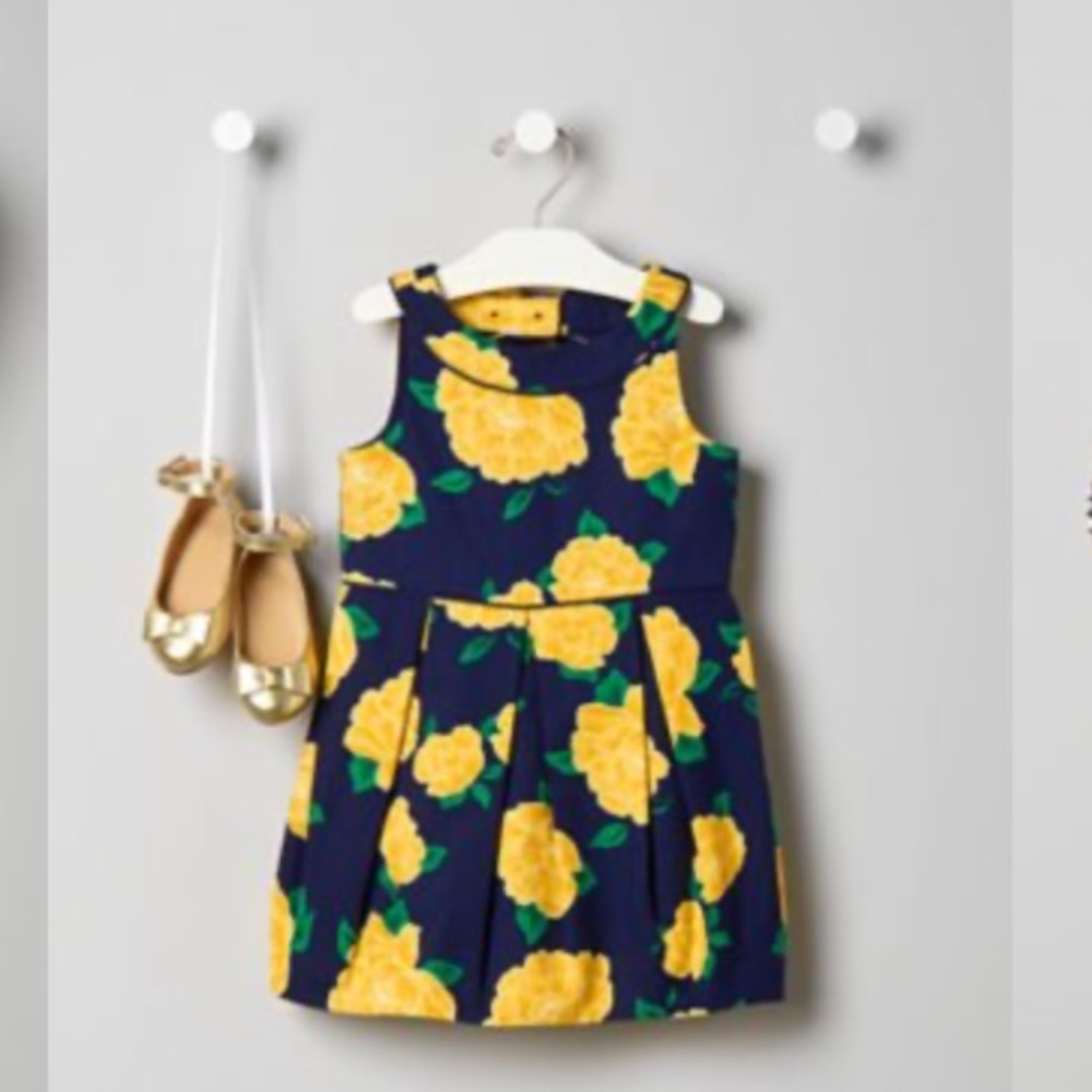 Janie and Jack Hamptons Hideaway Floral Piqué Dress - Picture 8 of 8